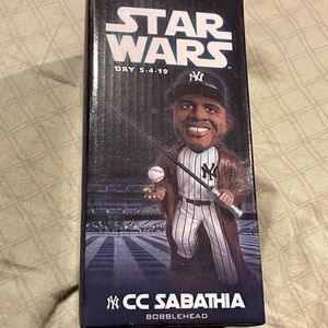 Collectible CC Sabathia bobble head